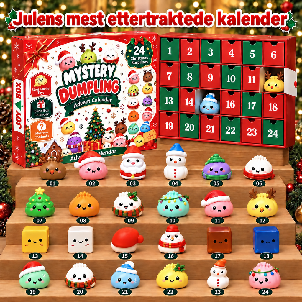 Kidora™ Squishy Julekalender – 24 overraskelser