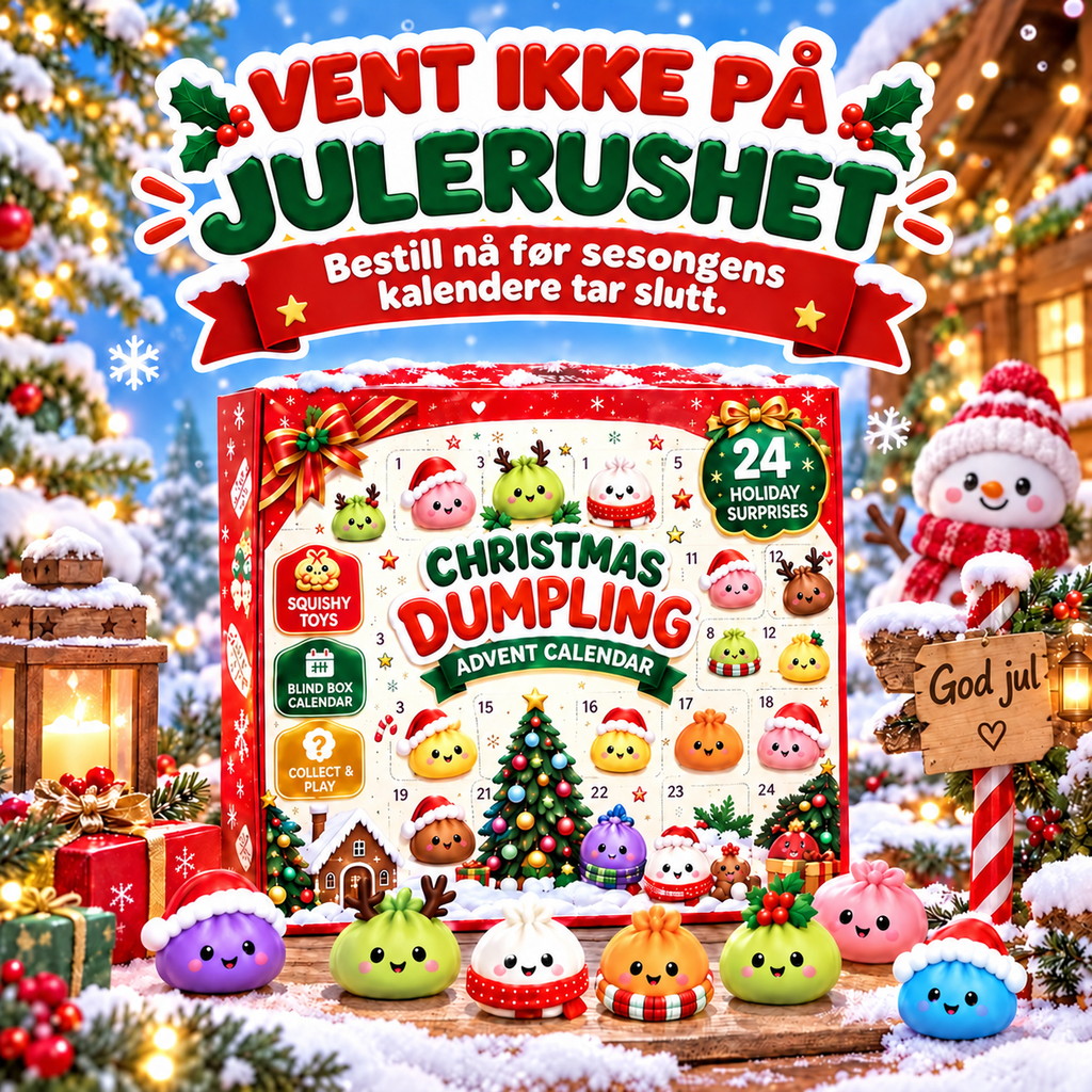 Kidora™ Squishy Julekalender – 24 overraskelser