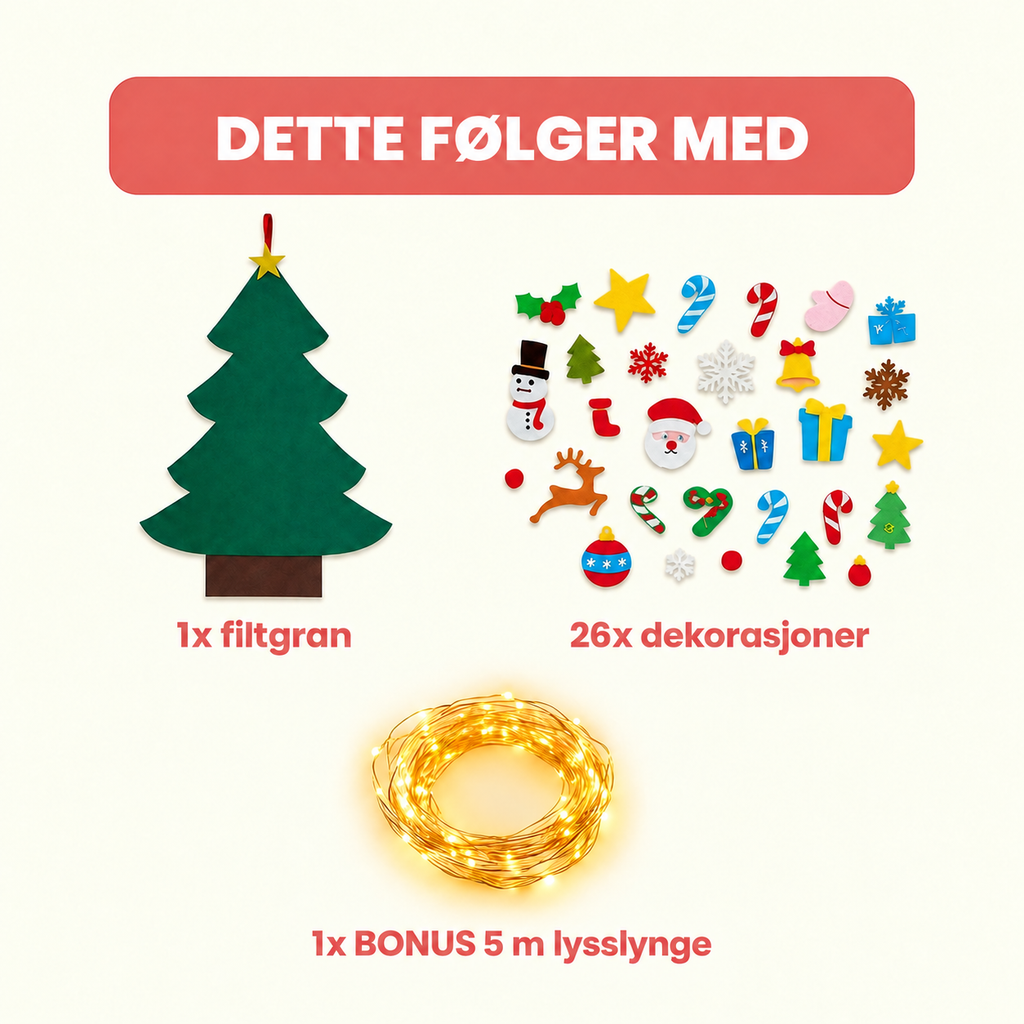 Kidora™ Mitt Første Juletre