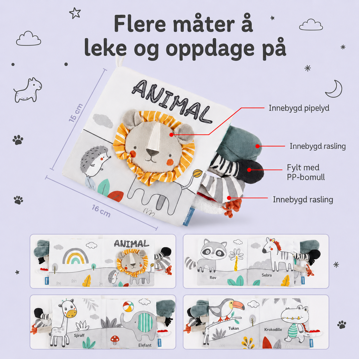 Kidora™ Myk Sansebok